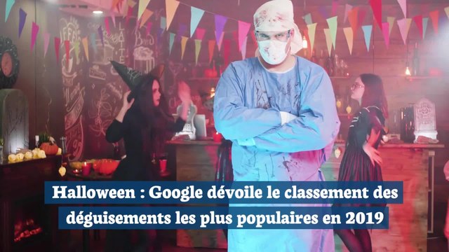 Halloween: les déguisements les plus recherchés sur Google