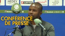 Conférence de presse FC Sochaux-Montbéliard - AC Ajaccio (0-2) : Omar DAF (FCSM) - Olivier PANTALONI (ACA) - 2019/2020