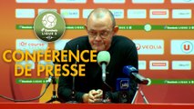 Conférence de presse Le Mans FC - Chamois Niortais (1-0) : Richard DEZIRE (LEMANS) - Pascal PLANCQUE (CNFC) - 2019/2020