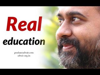 Acharya Prashant, with students: What is real education?
