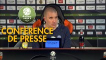 Conférence de presse FC Lorient - ESTAC Troyes (0-1) : Christophe PELISSIER (FCL) - Laurent BATLLES (ESTAC) - 2019/2020