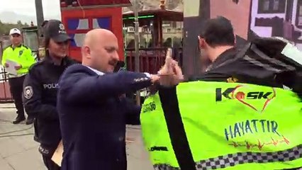 Motosiklet sürücülerinden kask kampanyasına destek - AMASYA