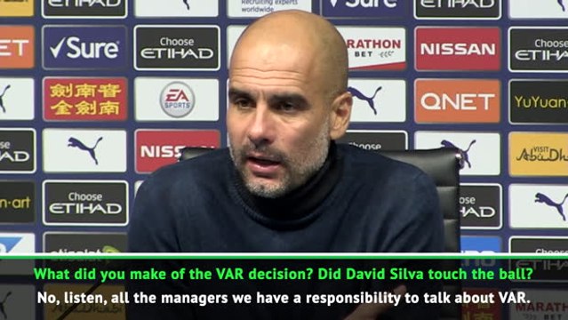 Guardiola fuming after VAR questions