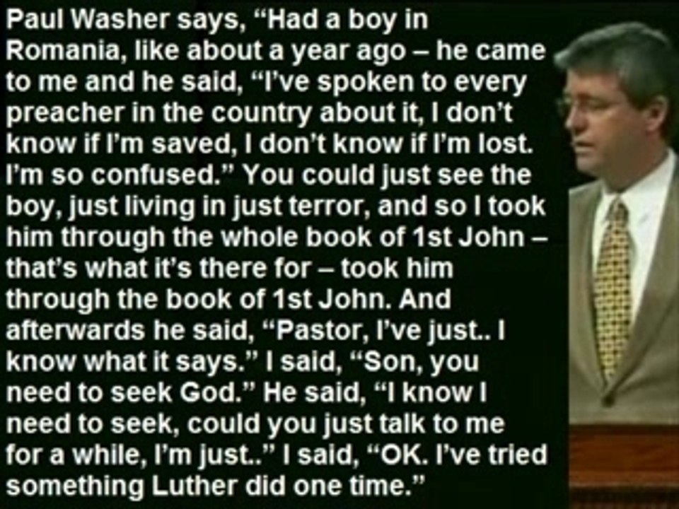 Paul Washer His Adultery with Falsehood Youtube Video Sermon