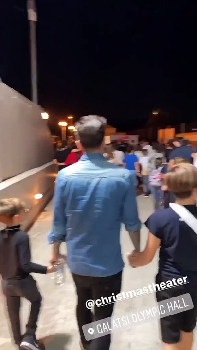 Η έξοδος με τον Μαραντίνη και τους γιους της γι...
