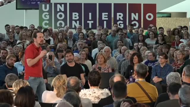 Iglesias acusa a Marlaska de decir ayer la parida de la campaña