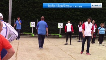 Demi-finales, Challenge Francisque Barbier, Saint-Chef 2019