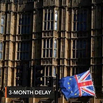 EU envoys agree 3-month Brexit delay