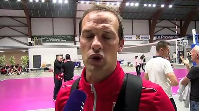 Olivier Conte après la défaite de Vitrolles Volley à Istres