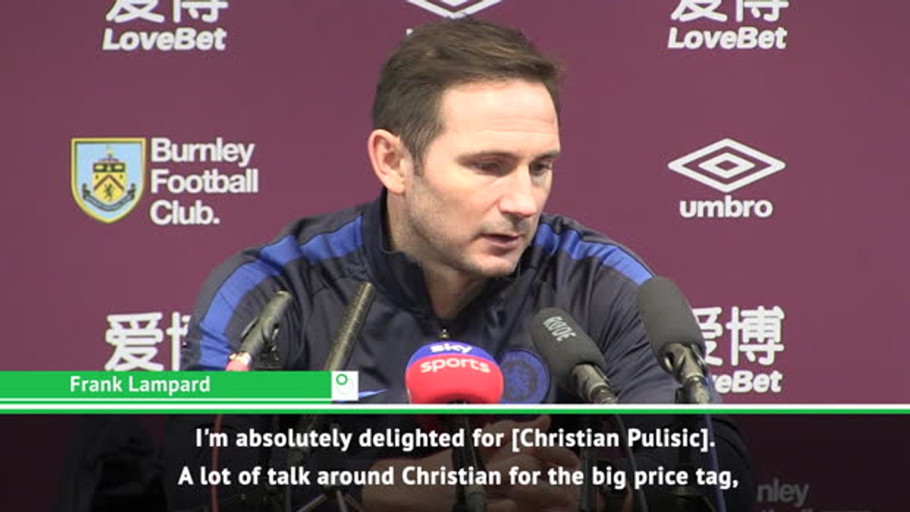 Lampard delighted with Pulisic performance