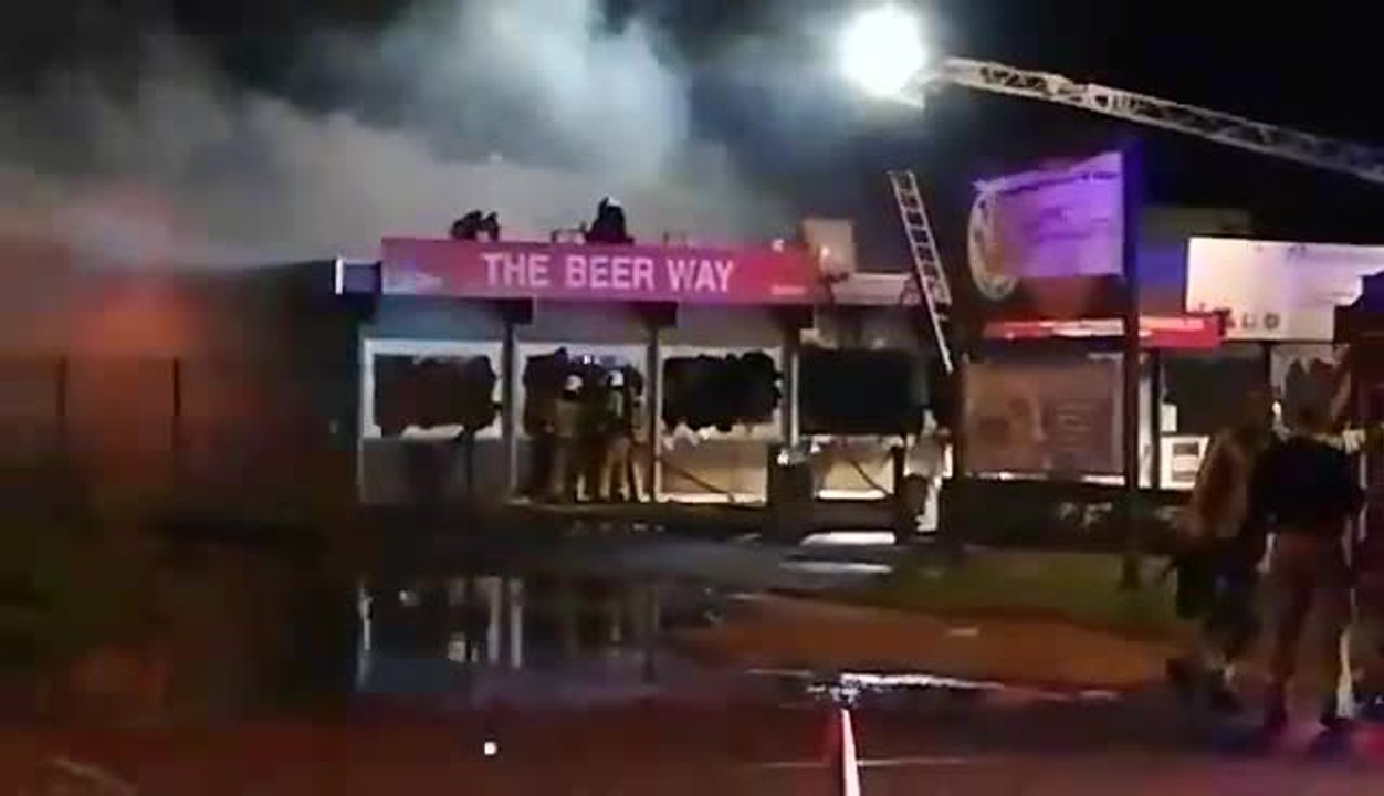 Incendie bâtiment chaussée Romaine Waremme