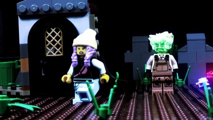 Lego City Halloween Fail | Graveyard Adventure | Lego Stop Motion