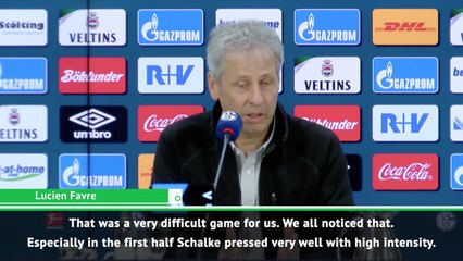 Favre happy with 'difficult' Dortmund draw with Schalke