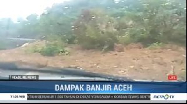 Jalan Lintas Provinsi di Aceh Barat Tertutup Longsor