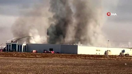 Ereğli Organize Sanayi Bölgesinde fabrika yangını