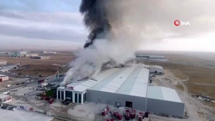 Ereğli Organize Sanayi Bölgesinde fabrika yangını
