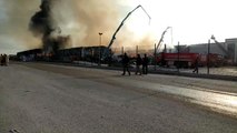 Konya'da fabrika yangını (4)