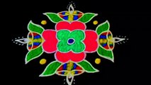 #Spot Tube || Simple Spot Tube Rangoli Design with Beautiful Colours & Dots 9x1 for Festivals & Competitions _ Diwali