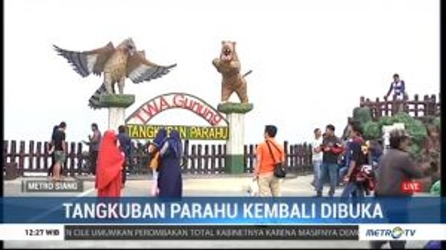 Tangkuban Parahu Kembali Dibuka