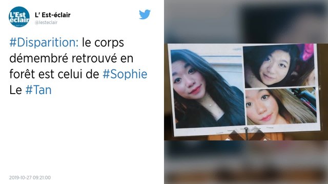 Affaire Sophie Le Tan. Le corps retrouvé en forêt est bien celui de l’étudiante disparue