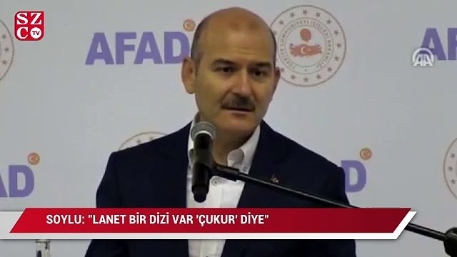 Süleyman Soylu’dan Çukur ve Adana Sıfır Bir dizileri ile ilgili sert açıklama