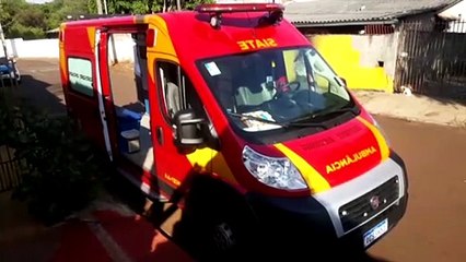 Idosa é socorrida após queda no São Cristóvão