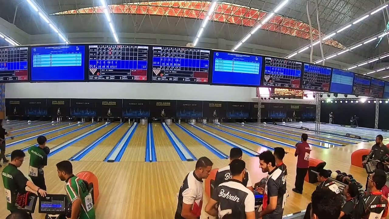 Team of 5 Men Block 1 - Lanes 11-18 - 25th Asian Tenpin Bowling Championships 2019