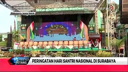 Wapres Ma'ruf Amin Hadiri Peringatan Hari Santri