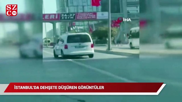 İstanbul’da dehşete düşüren görüntüler