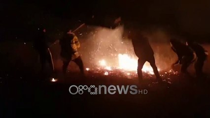 Ora News - Video pa koment/ Banorët e Shishtavecit luftojnë me flakët
