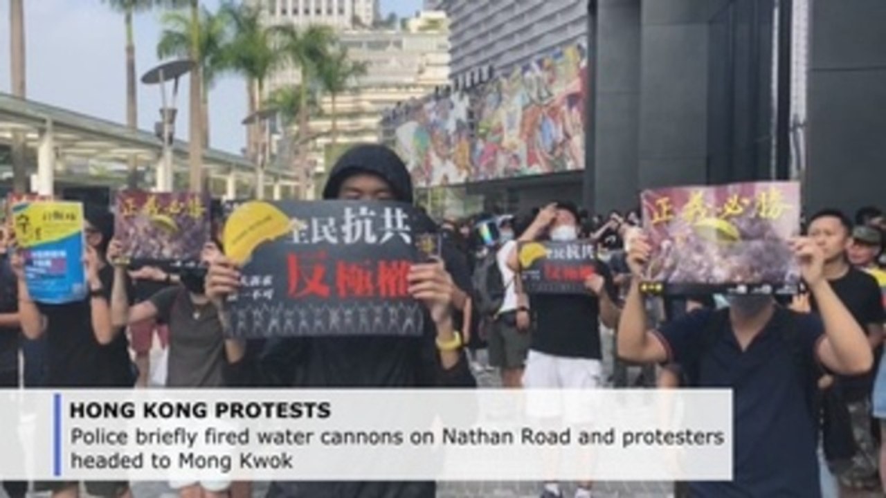 Hong Kong police nip unauthorized rally in the bud