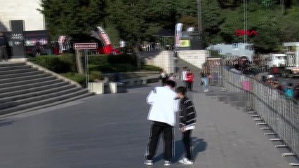 Spor vodafone park çevresinden görüntüler