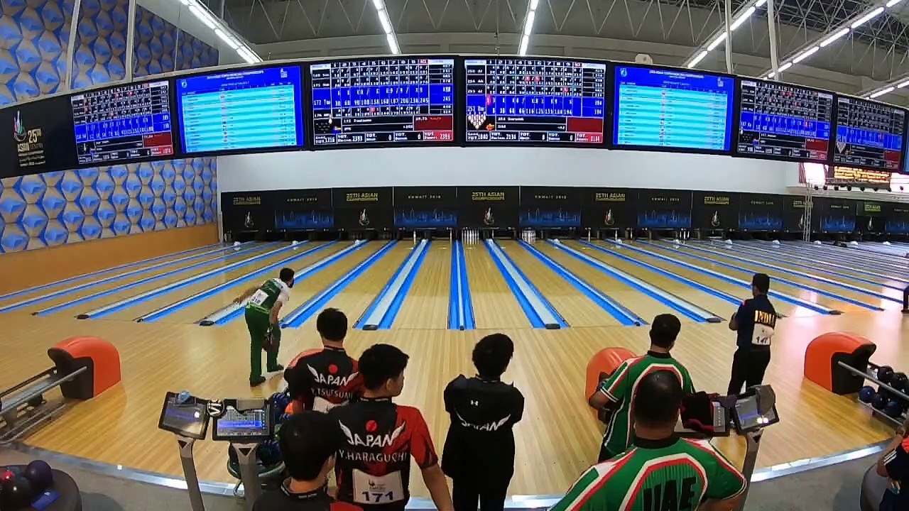 Team of 5 Men Block 1 - Lanes 3-10 - 25th Asian Tenpin Bowling Championships 2019