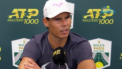 Rolex Paris Masters 2019 - Rafael Nadal : "I sleep as well as I'm No. 1 or No. 2, although I prefer to be No. 1 worldwide"