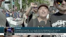 Anuncia Gobierno de Chile cambio de gabinete tras masivas protestas
