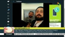 Detienen a 3 periodistas argentinos en aeropuerto de Santiago de Chile