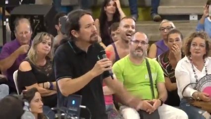 Iglesias dice que Sánchez quiere gobernar con Casado.