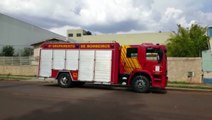 Princípio de incêndio em veículo mobiliza bombeiros