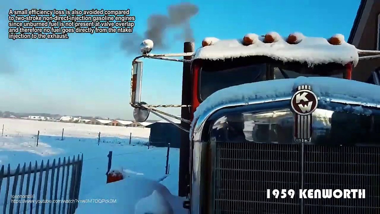 BIG DIESEL ENGINES COLD STARTING UP AND SOUND Dailymotion Video