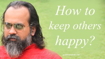 Acharya Prashant, with students: How to keep others happy?