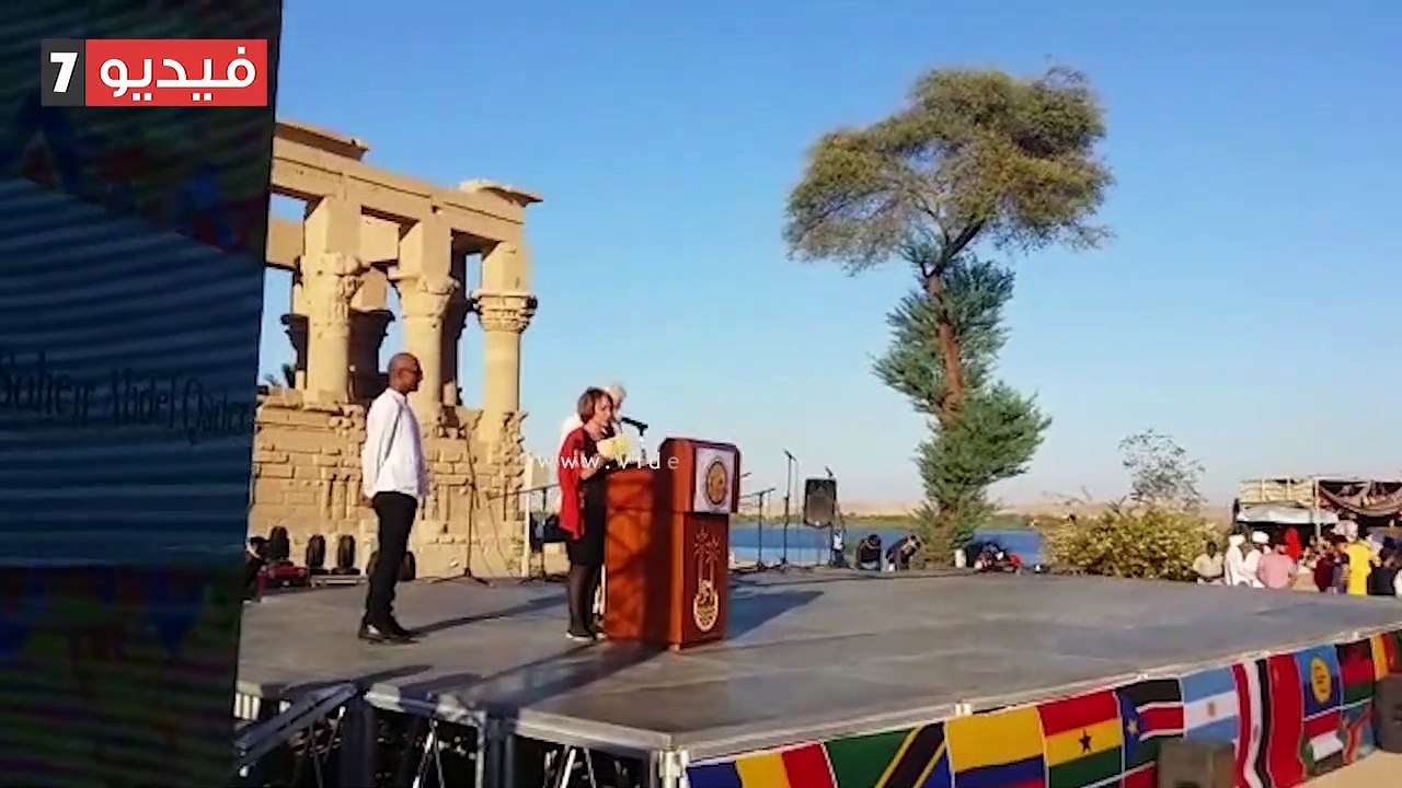 محمود قابيل يفتتح مهرجان الأفروصينى بمعابد فيلة بأسوان