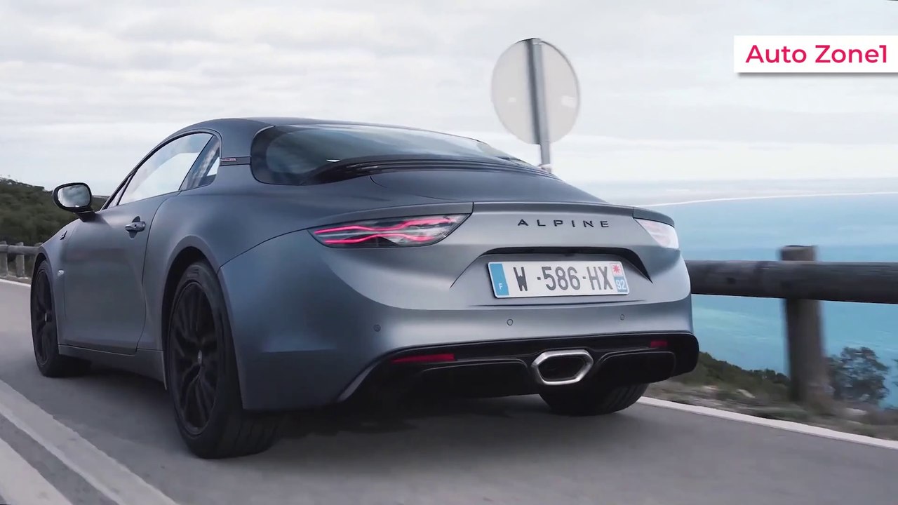 2020 Alpine A110S sport car driving test