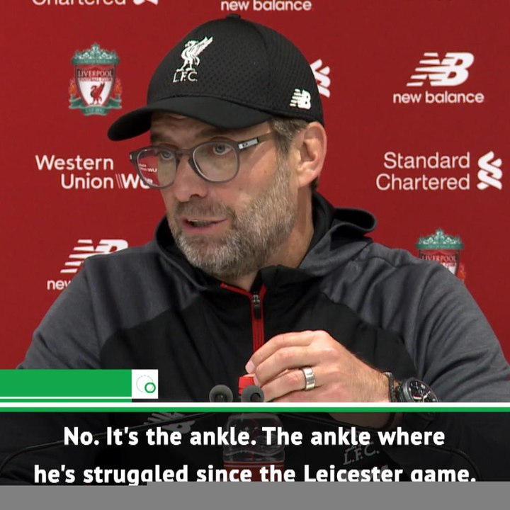 Salah ankle problem not serious - Klopp