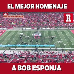 El mejor homenaje a Bob Esponja en un partido de futbol americano