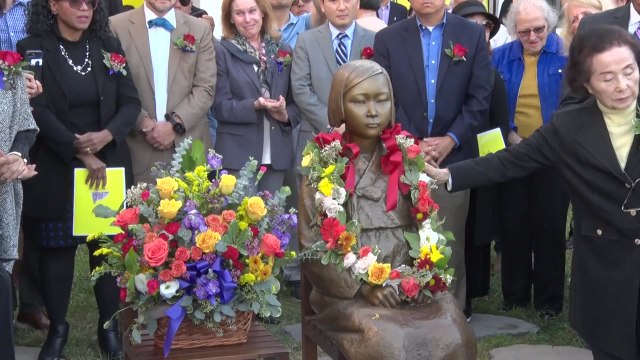 '워싱턴 평화의 소녀상' 한인타운서 제막식 / YTN