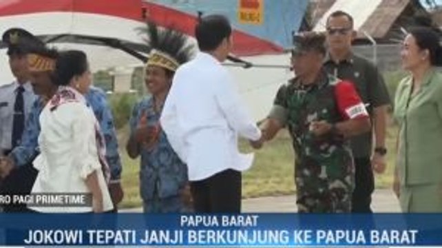 Presiden Jokowi Tepati Janji Berkunjung ke Papua Barat