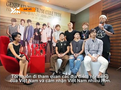 GHẾ ĐỎ II Chào đón nhóm nhạc nổi tiếng đến từ đất nước mặt trời mọc- Generations (Phần 2) II YANNEWS