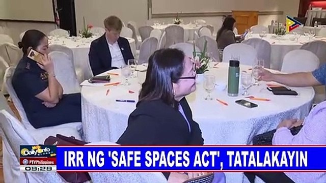 IRR ng 'Safe Spaces Act,' tatalakayin