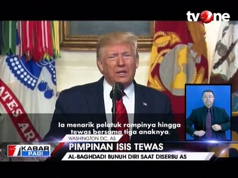 Donald Trump Klaim Pemimpin ISIS 'Mati seperti Anjing'
