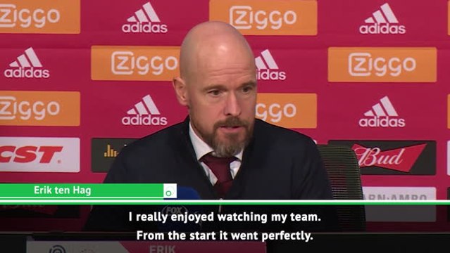 ten Hag enjoyed watching Ajax's big win over Feyenoord